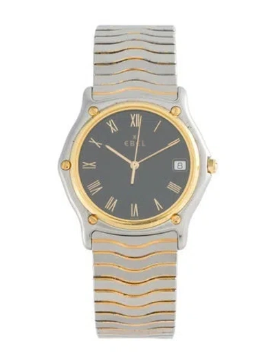 Pre-owned Ebel Classic Wave Watch, 34mm In Multi