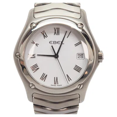 Pre-owned Ebel Men's Classic Stainless Steel Wrist Watch Model E9187f41 In Multi