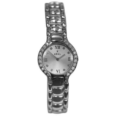 Ebel Beluga Quartz Diamond Silver Dial Ladies Watch E9157428-20