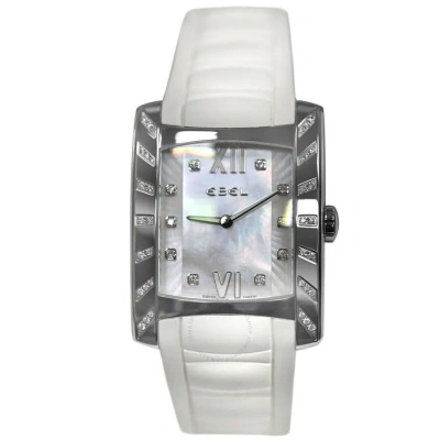 Ebel Brasilia Quartz Diamond White Dial Ladies Watch E9256m4sc