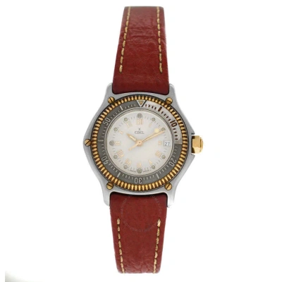 Ebel Discovery Divers Quartz White Dial Ladies Watch 183912 In Red   / Gold / Gold Tone / White / Yellow