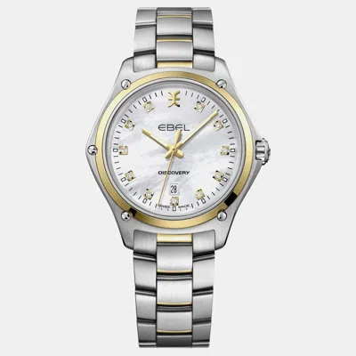 Pre-owned Ebel Silver Stainless Steel Discovery 1216498 Quartz Women's Wristwatch 33mm