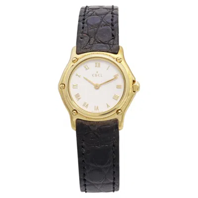 Pre-owned Ebel Sport Classic 18k Yellow Gold Quartz Women�s Watch Ref. 8157111