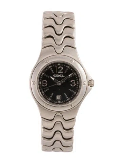 Pre-owned Ebel Sport Wave Watch, 28mm In Multicolor