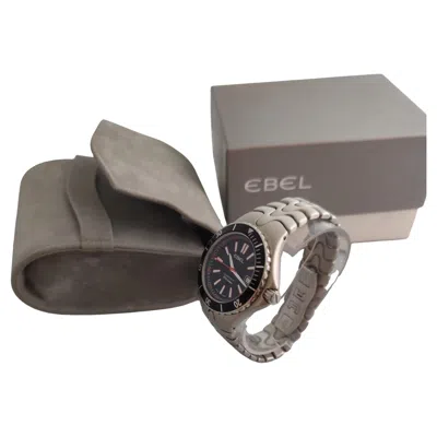 Pre-owned Ebel Sportwave Divers Automatic E9120k51 Stainless-steel Watch Boxed In Multi