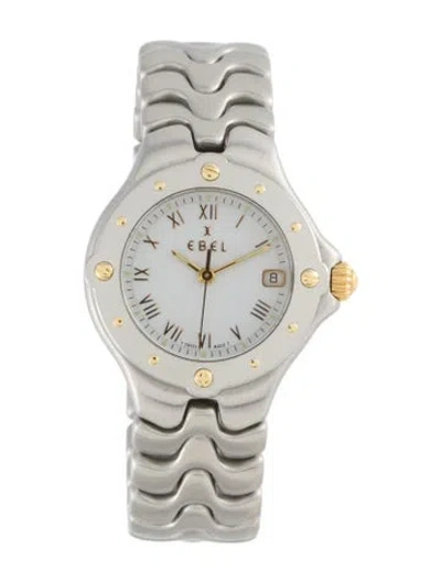 Pre-owned Ebel Sportwave Watch, 28mm In Multi