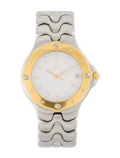 Pre-owned Ebel Sportwave Watch, 36mm In Multi