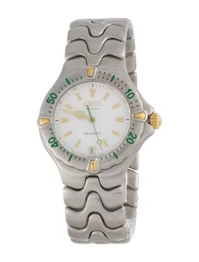 Pre-owned Ebel Sportwave Watch, 36mm In Multi