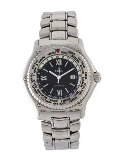 Pre-owned Ebel Voyager Gmt Watch, 40mm In Multi