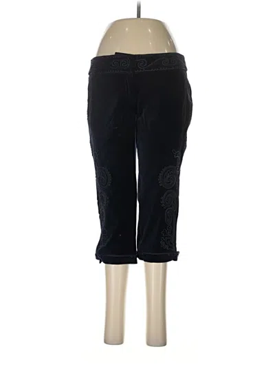 Pre-owned Ebene By Patrick Assuline Casual Pants In Black