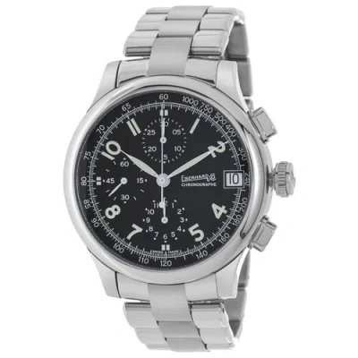 Pre-owned Eberhard & Co . Men's Watch Traversetolo Chronograph Black Dial 31051.3