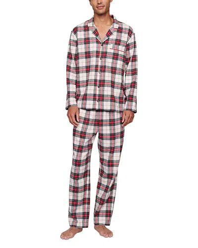 EBERJEY 2-PC. COTTON BRUSHED FLANNEL PAJAMA SET