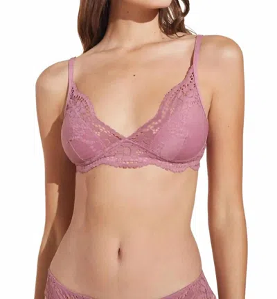 Eberjey Beatrix Bralette In Foxglove In Pink