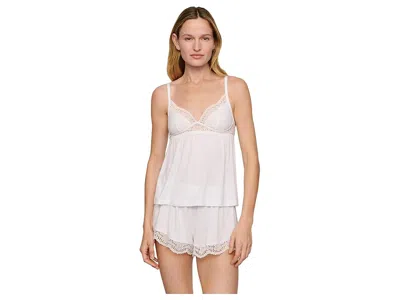 Eberjey Beatrix Cami Shorts Pj Set In White