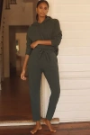 Eberjey Bouclé Jogger Sweatpants In Green