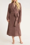 Eberjey Bouclè Waffle Knit Robe In Brown