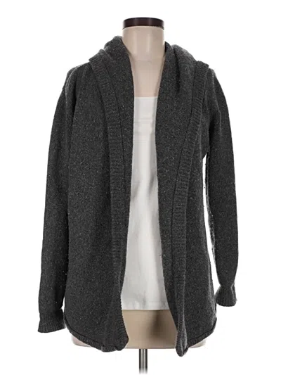 Pre-owned Eberjey Cardigan Sweater In Gray