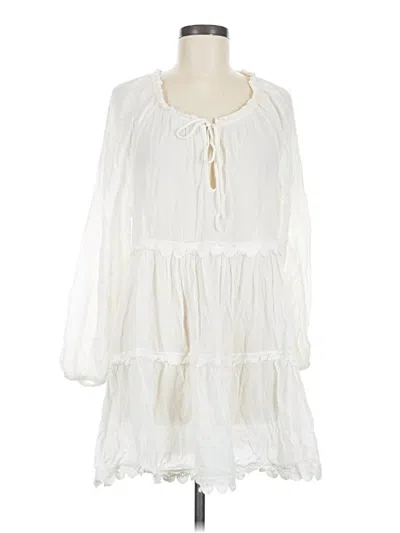 Pre-owned Eberjey Casual Dress In Ivory
