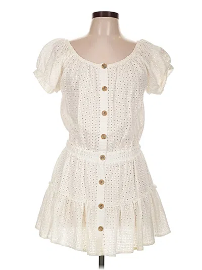 Pre-owned Eberjey Casual Dress In Ivory