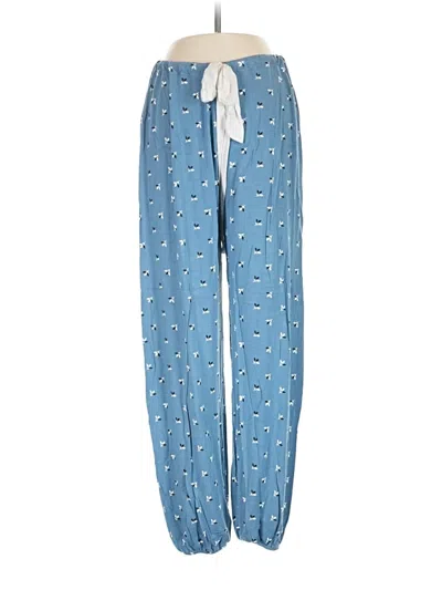 Pre-owned Eberjey Casual Pants In Blue
