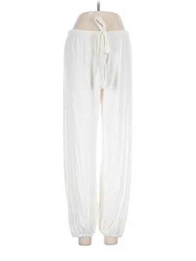 Pre-owned Eberjey Casual Pants In Ivory