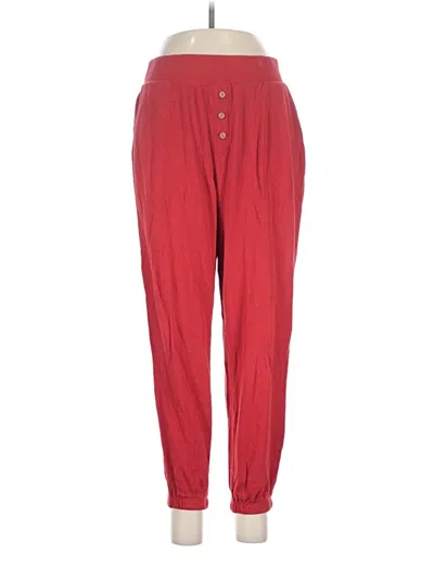 Pre-owned Eberjey Casual Pants In Red