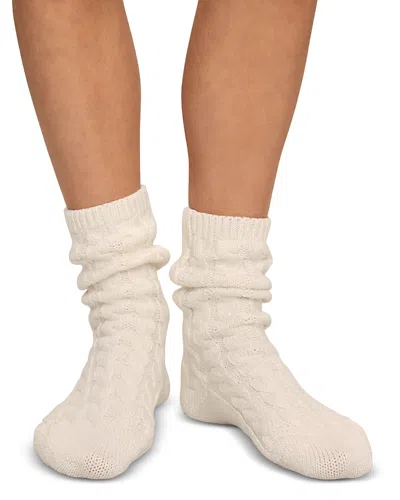 EBERJEY COZY CABLE KNIT SOCKS