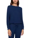 Eberjey Cozy Time Lounge Pullover In Blue