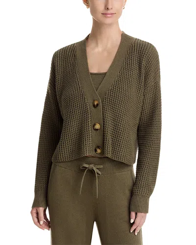 EBERJEY CROPPED CARDIGAN SWEATER