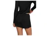Eberjey Dream Rib Drawstring Shorts In Black