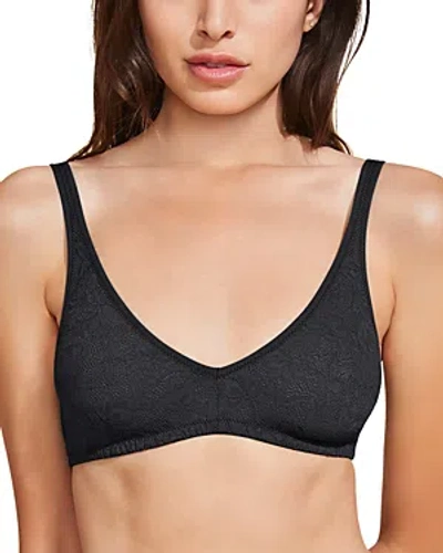 Eberjey Eberjay Lace Plunge Bralette In Black