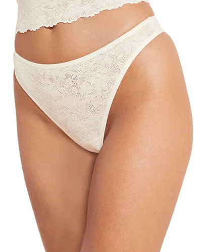 EBERJEY EBERJAY SOFT STRETCH RECYCLED LACE THONG