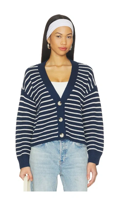 Eberjey Fine Gauge Cropped Cardigan In Multi