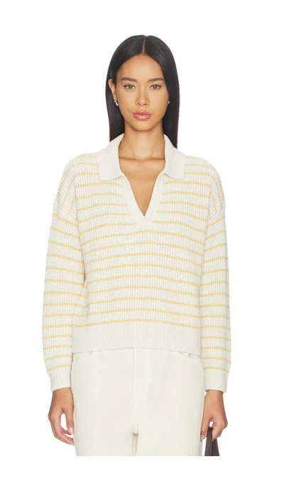 Eberjey Fine Gauge Polo Top In Neutral