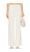 Eberjey Fine Gauge Sweater Pant In 杂杏仁色