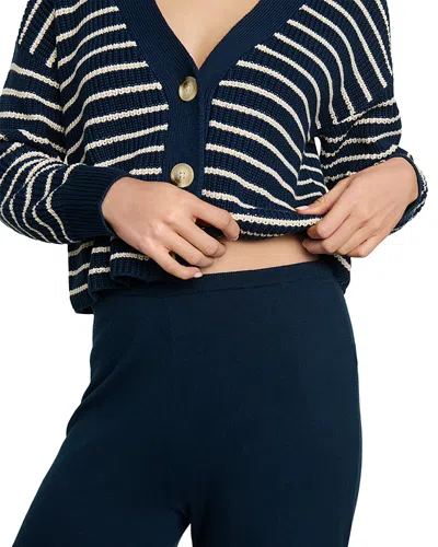 Eberjey Fine Gauge Sweater Pants In Blue