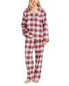 EBERJEY FLANNEL LONG HOLIDAY PAJAMA SET