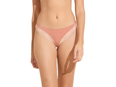 Eberjey Flora Thong Women's Underwear Rouge Pink/rose: Xl