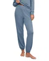Eberjey French Terry Lounge Joggers In Faded Denim