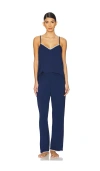 Eberjey Frida Cami Pajamas In Navy & Ivory