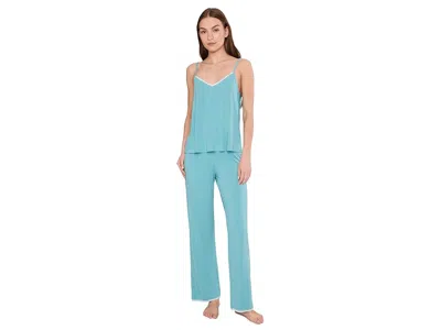 Eberjey Frida Cami And Pants Pj Set In Blue