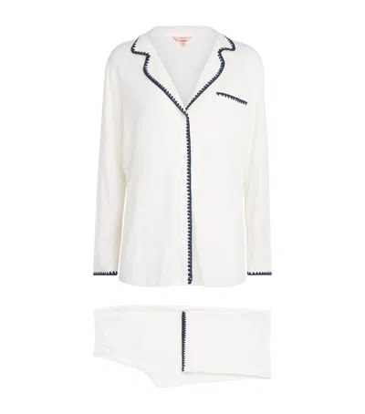 Eberjey Frida Long Pyjama Set In Ivory