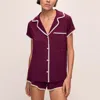 Eberjey Whipstitch Jersey Short Pajamas In Multi