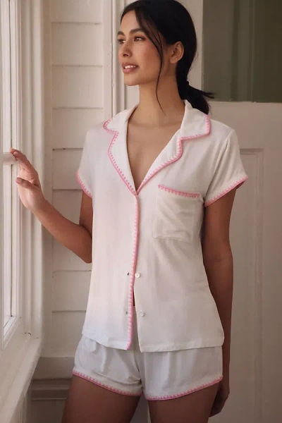 Eberjey Frida Pajama Set In White