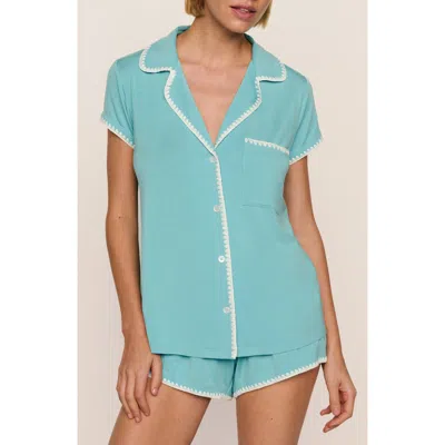 Eberjey Frida Short Pajamas In Blue