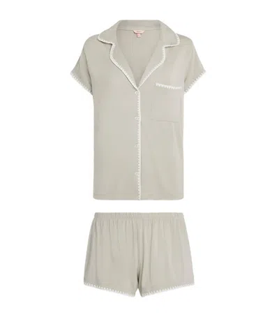 Eberjey Frida Short Pyjama Set In Green