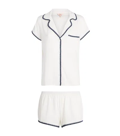 Eberjey Frida Short Pyjama Set In Ivory