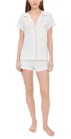Eberjey Frida Shortie Pj Set In Multi