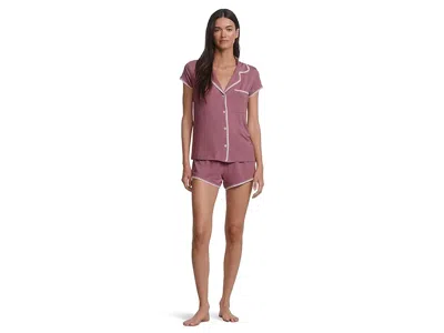Eberjey Frida Shortie Pj Set In Pink