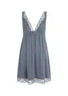 Eberjey Georgina Lace-trimmed Jersey Chemise